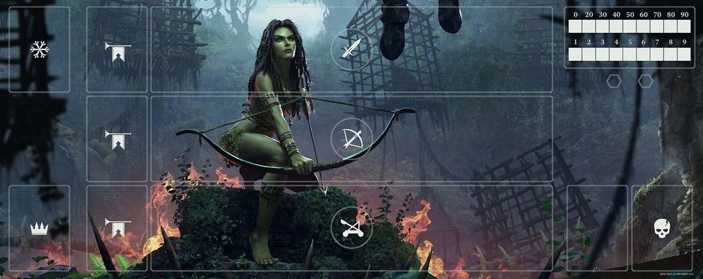 Gwent Scoia Tael Faction Neoprene Mat