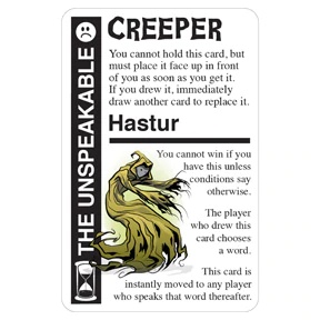 Hastur Promo  for Cthulhu Fluxx