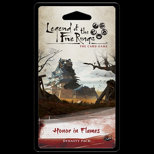 Honor in Flames Dynasty Pack for the Legend of the Five Rings Card Game