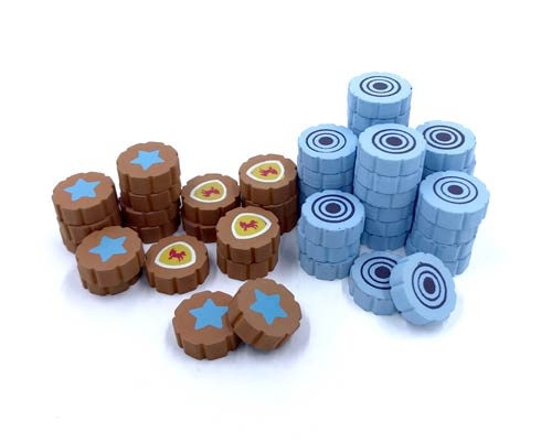 Imperial Settlers: Atlanteans Expansion Resource Upgrade Kit (49 wooden tokens)