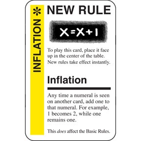 Inflation Fluxx Promo card