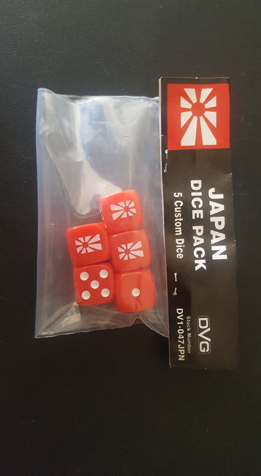 Japan WWII Six-Sided Dice