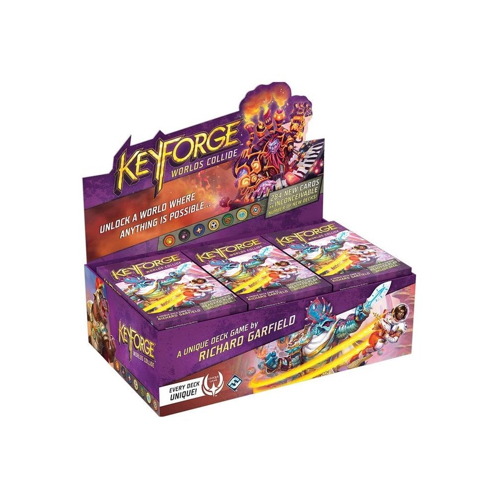 KeyForge: Worlds Collide Deck Display Box (12 Decks)