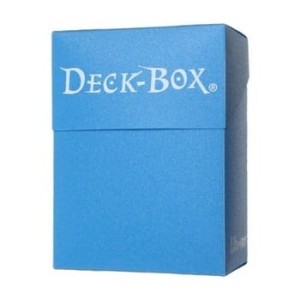 Light Blue Blue deck box for LCG cards
