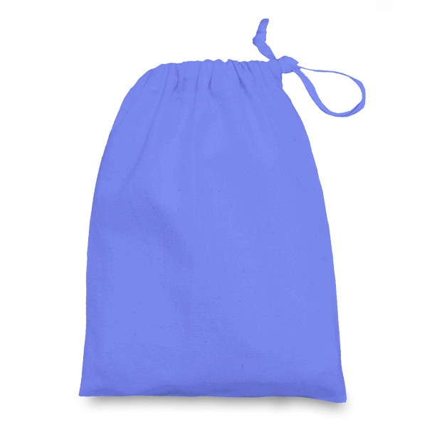 Lilac Small cotton bag with drawstring for dice and pieces