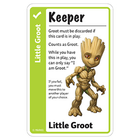 Little Groot Marvel Fluxx promo card