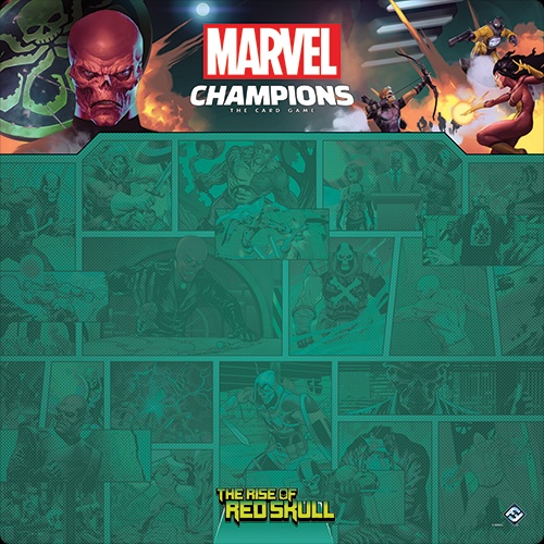 Marvel Champions 1-4 The Rise of Red Skull Game Mat
