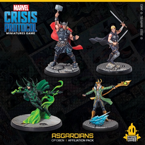Marvel Crisis Protocol Asgardian Affiliation Squad Pack