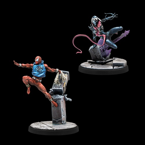 Marvel Crisis Protocol Gwenom and Scarlet Spider
