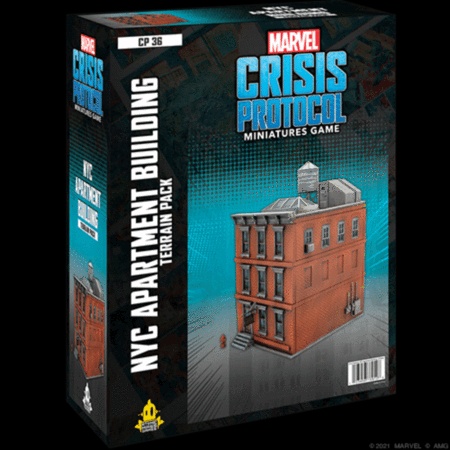 Marvel Crisis Protocol NYC Apartment Building Terrain Expansion