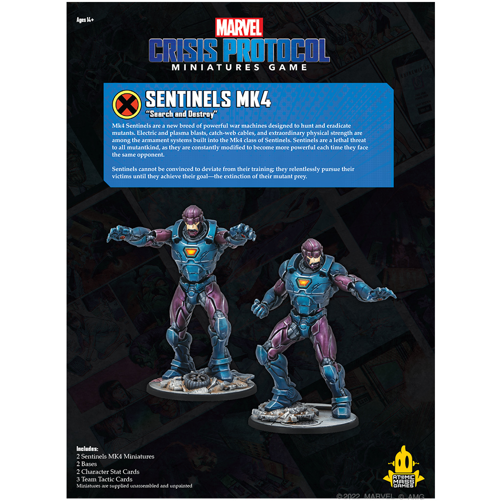 Marvel Crisis Protocol Sentinels MK IV