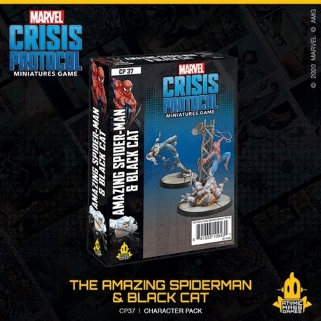 Marvel Crisis Protocol Amazing Spiderman and Black Kat
