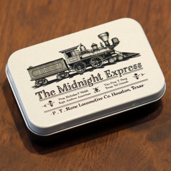 Midnight Express Deluxe Black Plastic Train Set