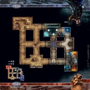 Mos Eisley Back Alley Skirmish Map for Star Wars Imperial Assault