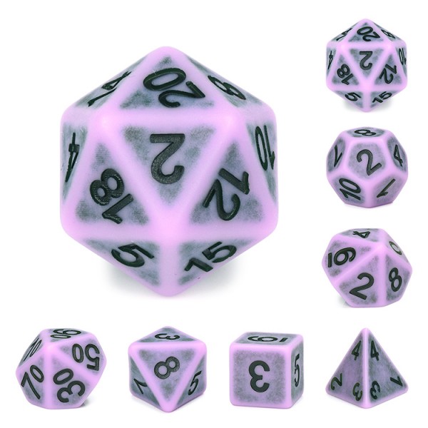 Single Notes Pink LegendDice Ancient Dice Set