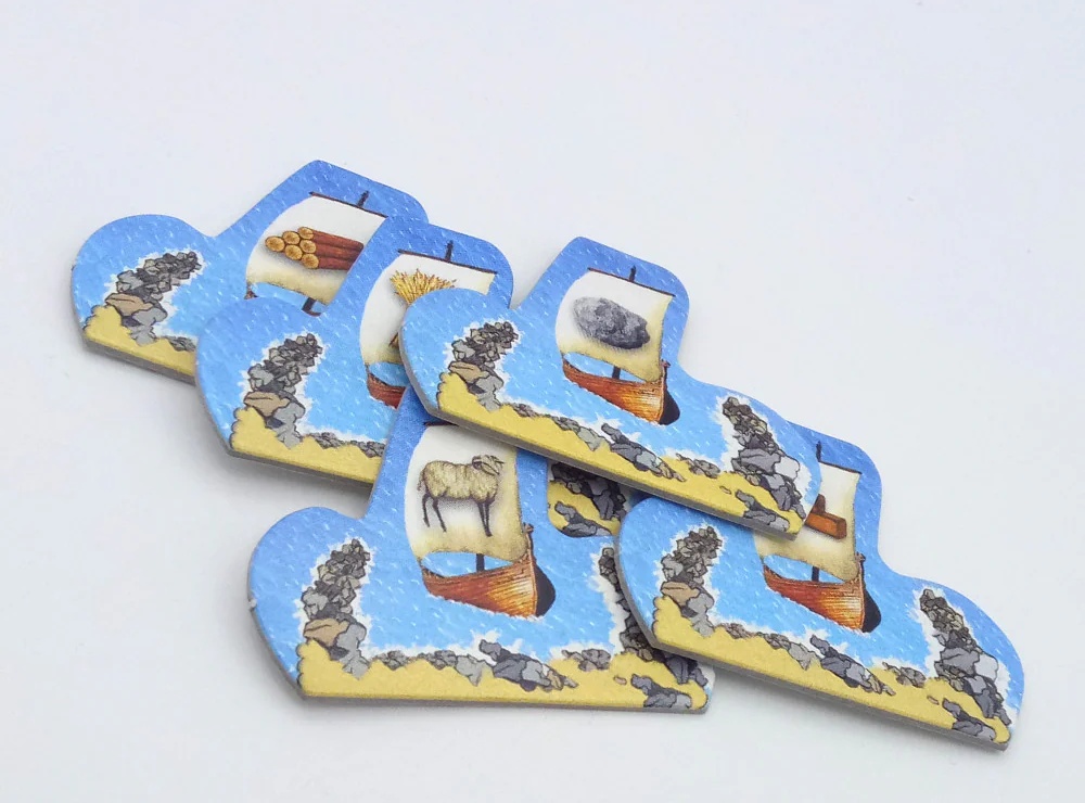 Pack of 5 Catan harbours