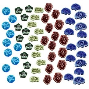 Plastic token sets for other games
