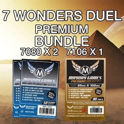Premium Sleeves bundle for 7 wonders duel