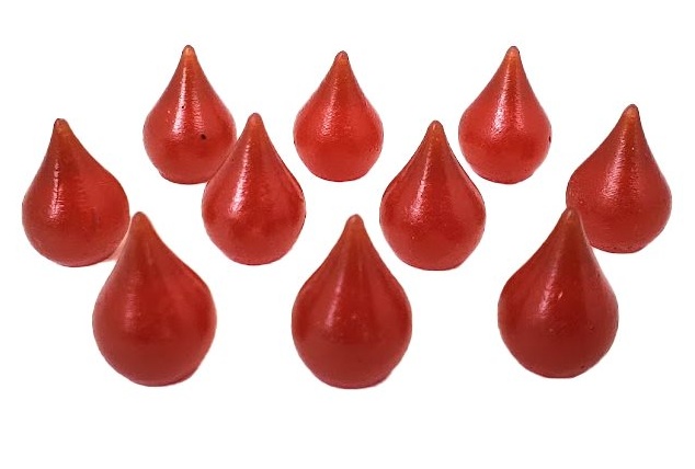 Realistic Translucent Blood Drop