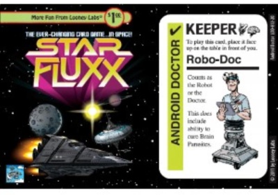Robo-Doc Star Fluxx Promo card