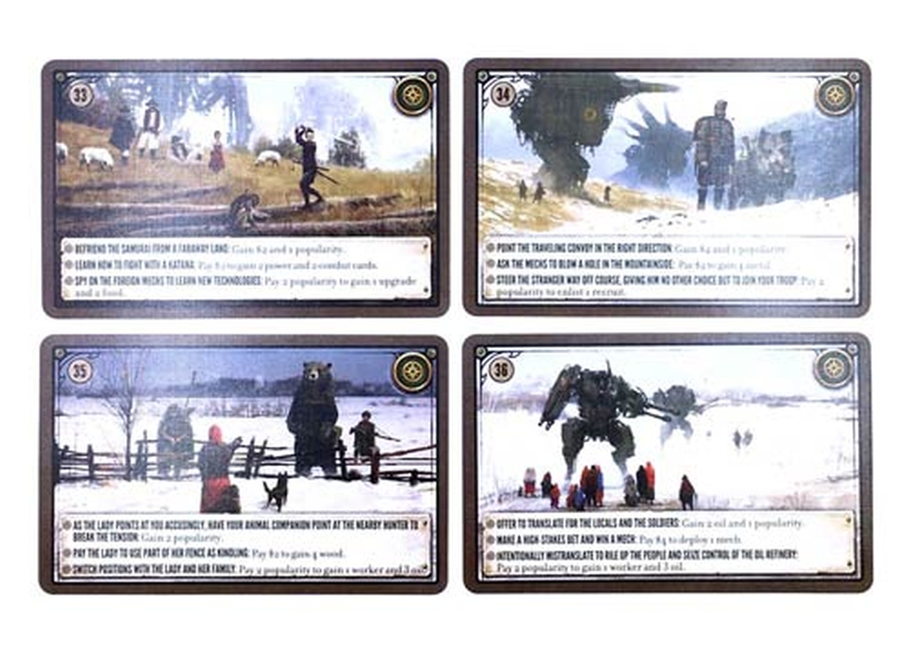 Scythe Promo Pack #2 - 4 Promo Encounter Cards 33-36