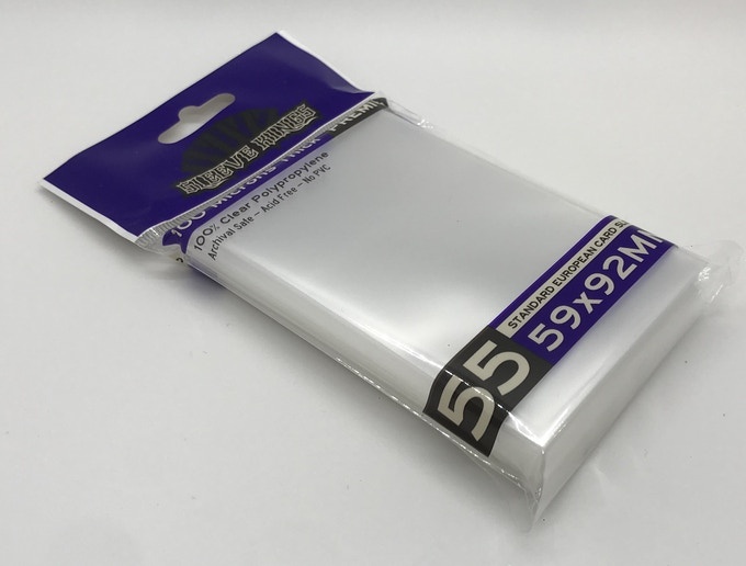 Sleeve Kings Premium Euro Card Sleeves (59x92mm) - 55 Pack, -SKS-9904