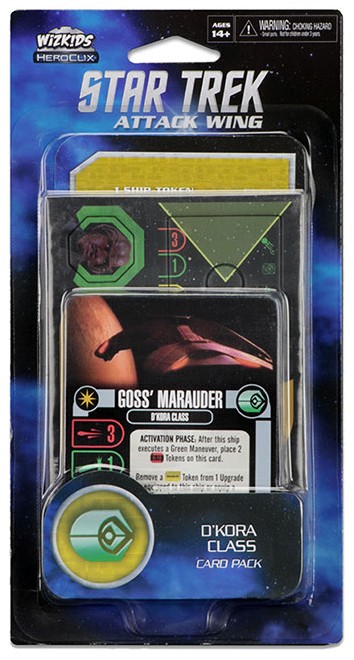 Star Trek Attack Wing: D’Kora Class Ship Card Pack Wave 2
