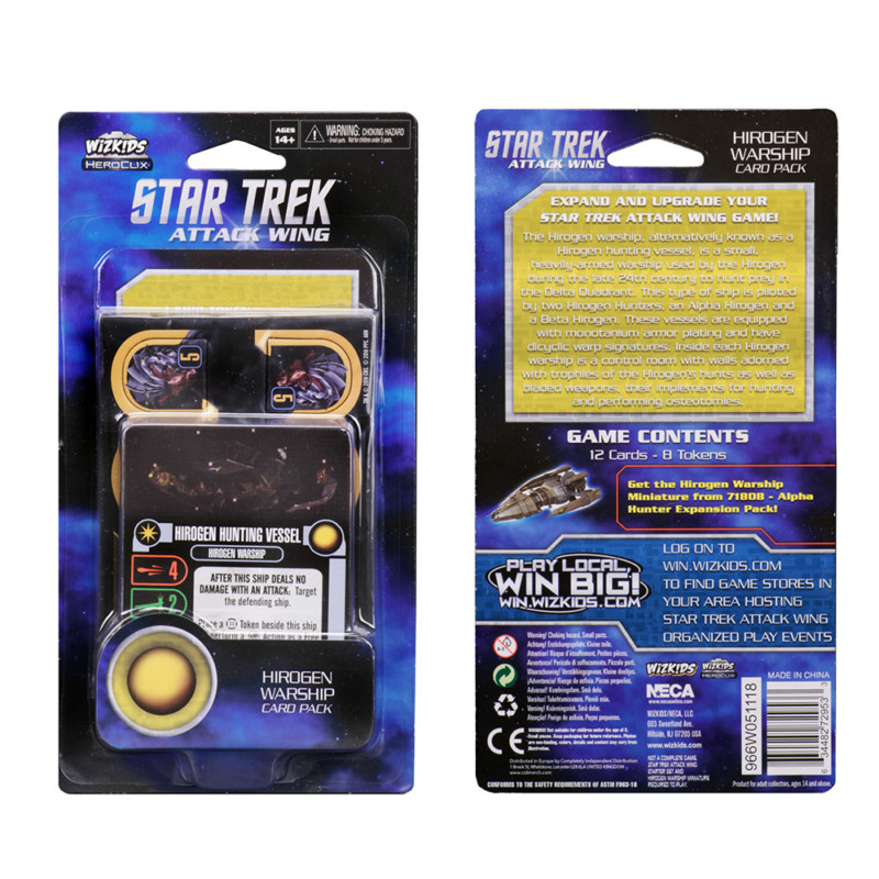 Star Trek Attack Wing: Hirogen Warship Card Pack Wave 4