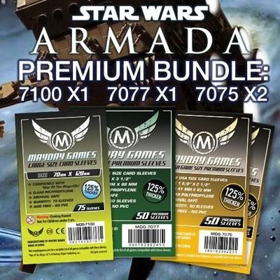 Mayday Games Premium Sleeve bundle Star Wars Armada  (2x7075,1x7077,1x7100)