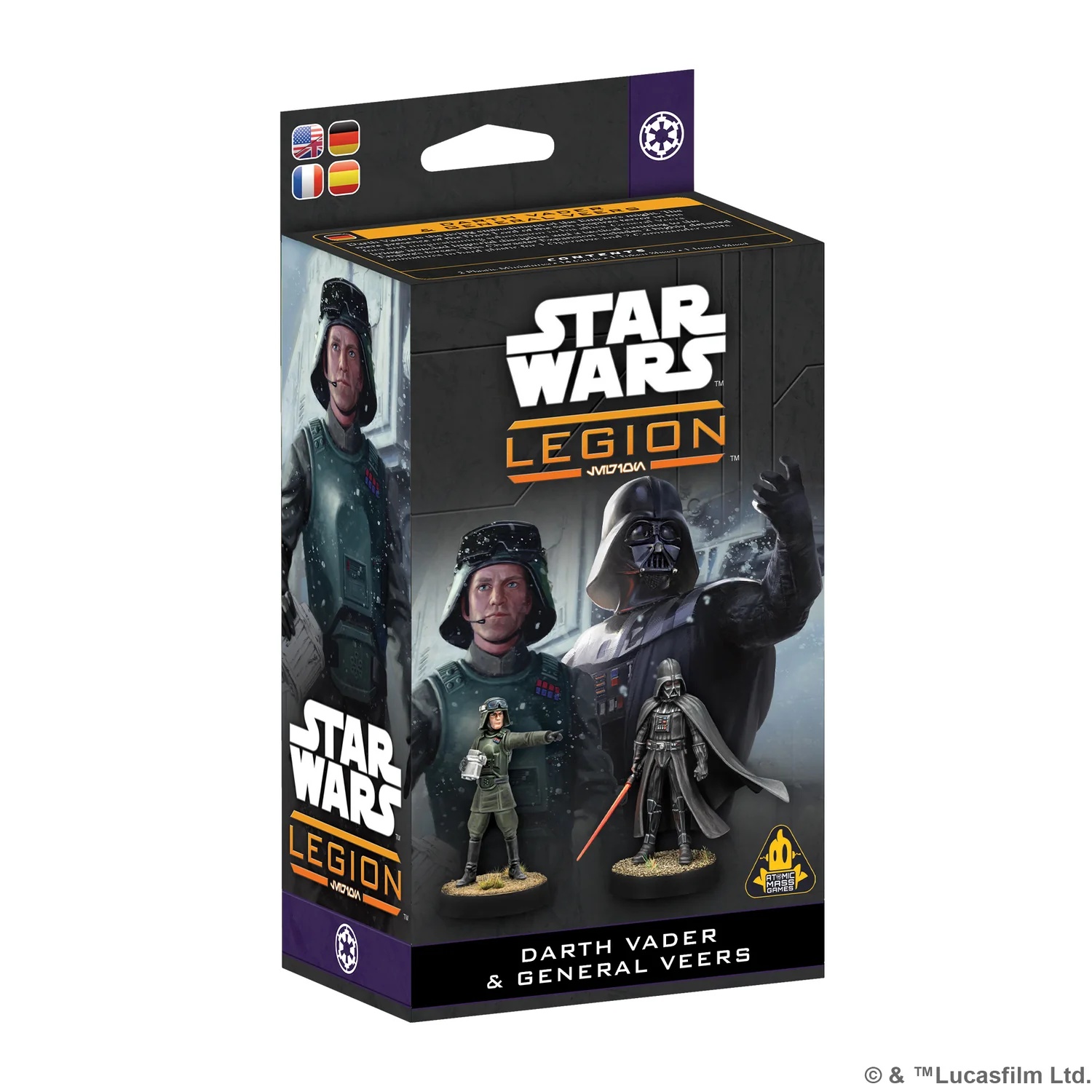 Star Wars Legion  Darth Vader and General Veers Character Expansion