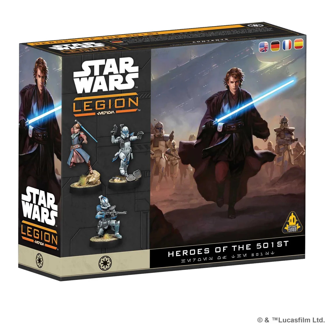 Star Wars Legion Heroes of the 501st Character Pack