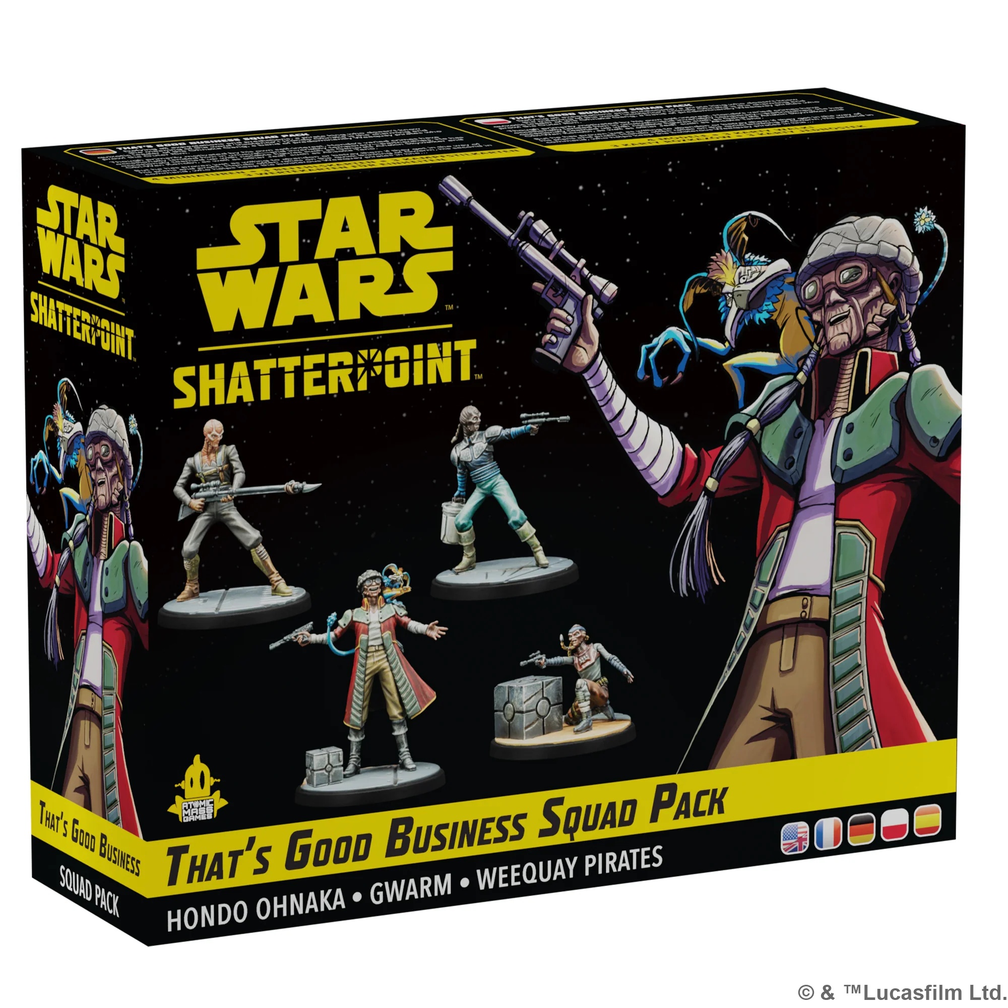 Star Wars Shatterpoint Thats Good Business Hondo Onaka Squad Pack