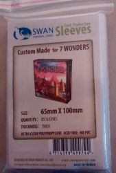 Swan Prem Card Sleeves: 65x100 mm 7 Wonders Copper-85 per pack