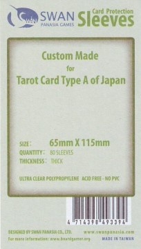 Swan Premium Card Sleeves: 65x115 mm -75 per pack