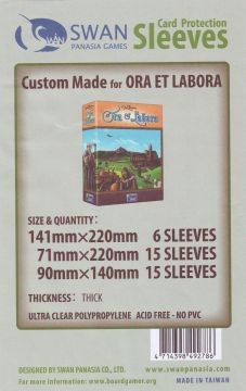 Swan Premium Card Sleeves: custom made for Ora et Labora