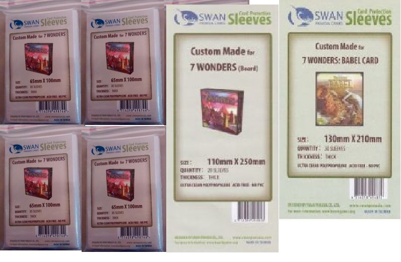 Swan Premium sleeve entire 7 wonder 1st edition bundle