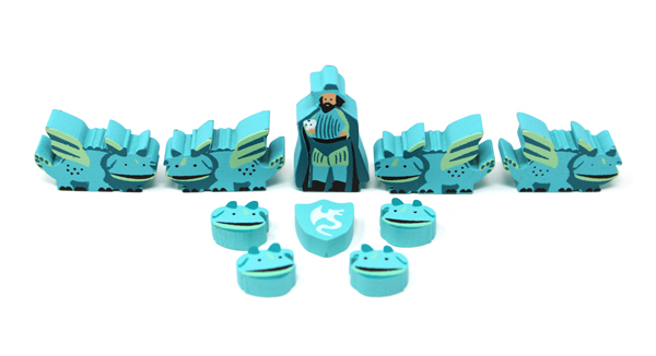 Teal Wyrmspan Dragons, Dragon Heads, Explorer & Shield Upgrade