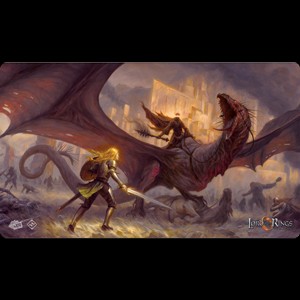 The Flame of the West Playmat for Lord of the Rings LCG
