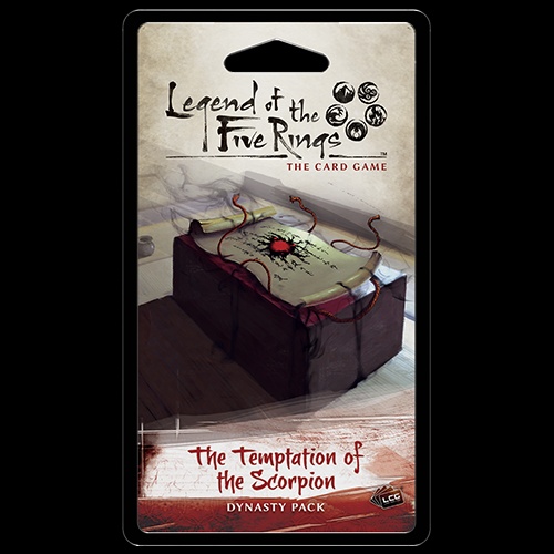 The Temptation of the Scorpion Dynasty Pack for the Legend of the Five Rings Card Game