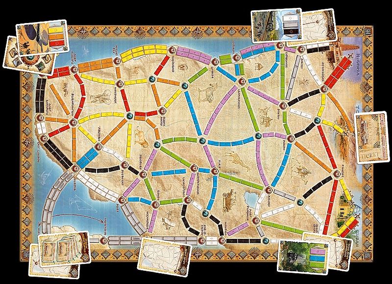 Ticket To Ride Map Collection 3 - The Heart of Africa