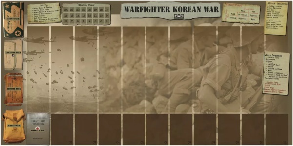 Warfighter Pacific Korean War Neoprene Mat