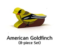 Wingspan American Goldfinch 8 meeple set