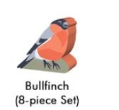 Wingspan European Bullfinch 8 Meeple Set
