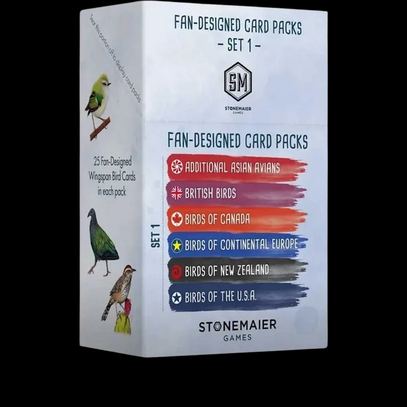 Wingspan Fan Designed Pack: Set 1 Display